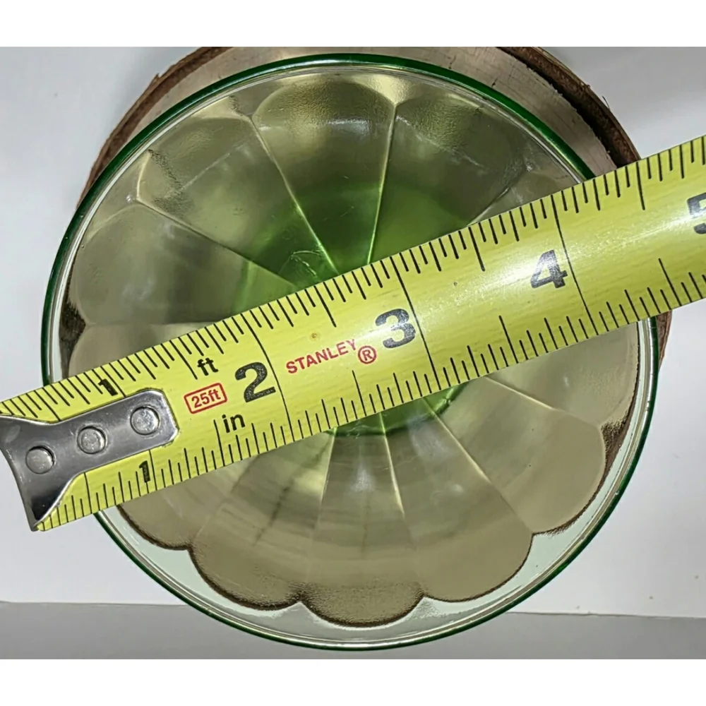federal glass vintage green